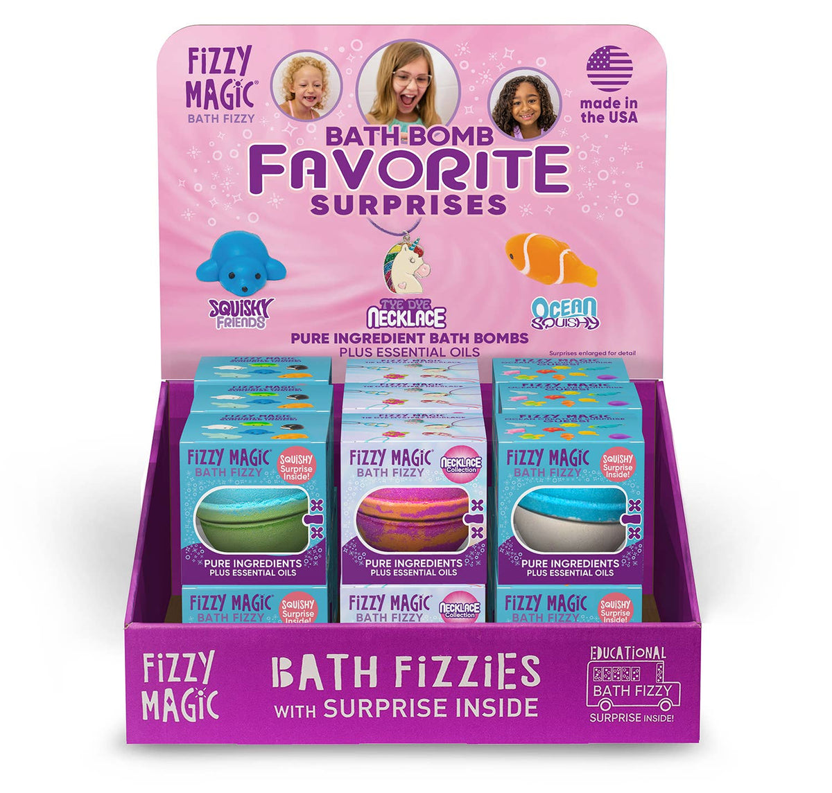Bath Bombs with FAVORITE GIRL Surprises Inside