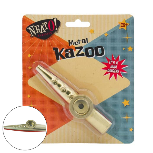 Neato! Metal Kazoo 4.75"- Retro Classic, vintage toys