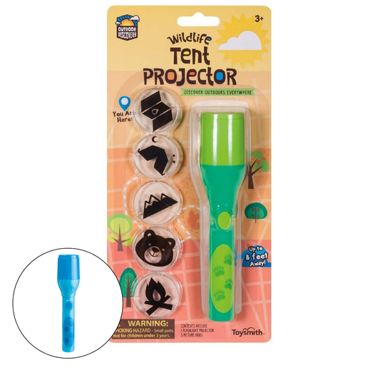 Outdoor Discovery Wildlife Tent Projector, Includes 5 Slides