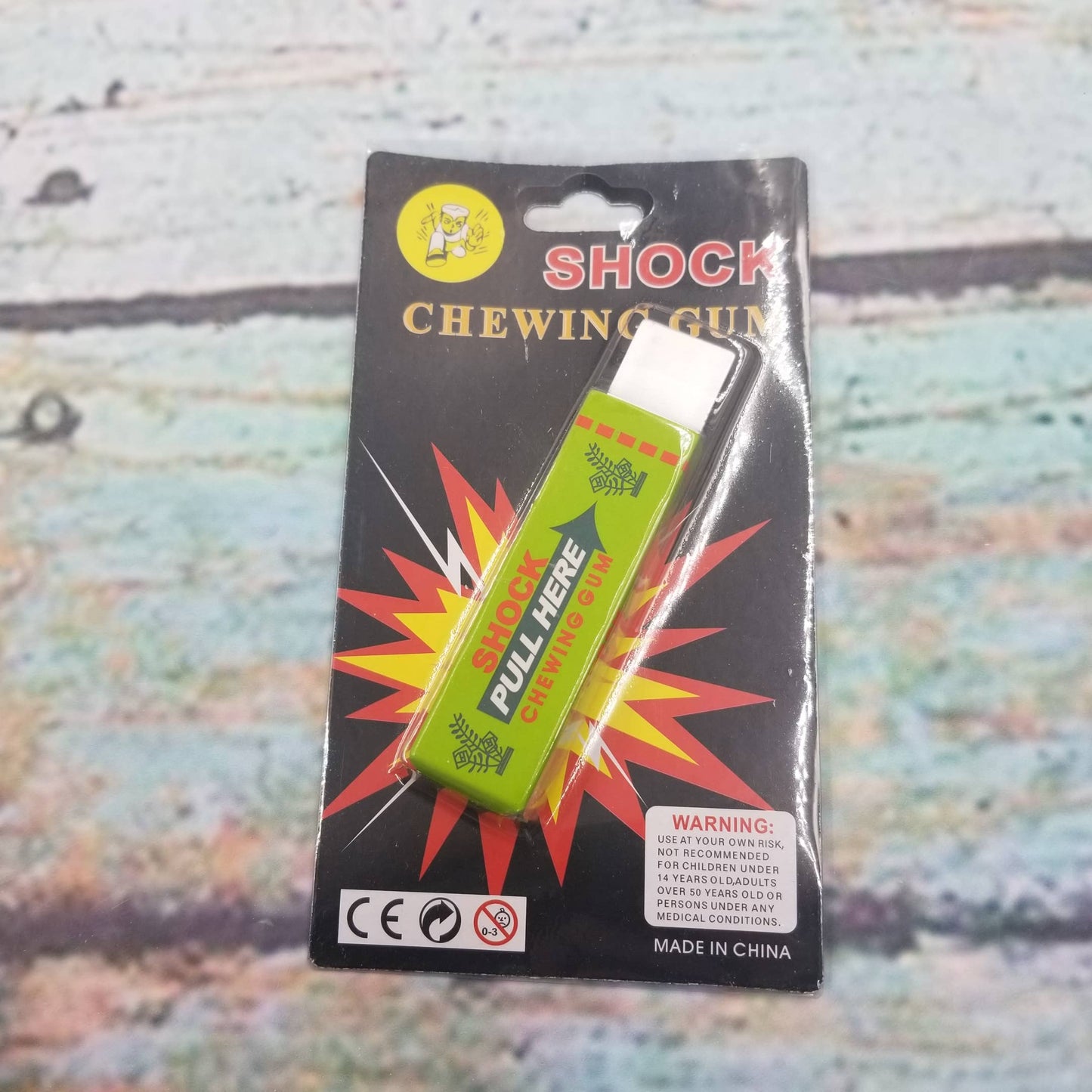 Electric Shock Chewing Gum Pull Head Shocking Toy