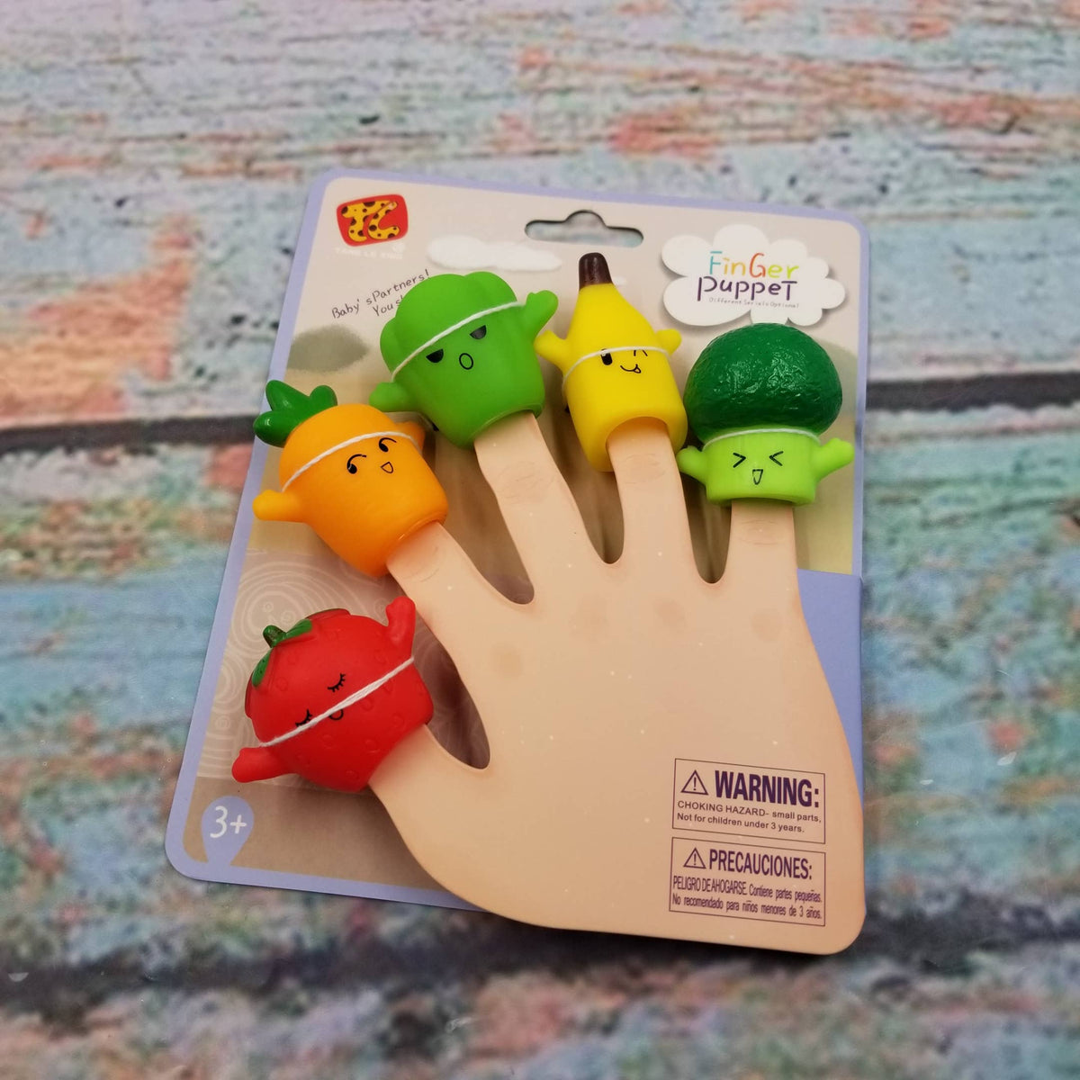 Vegetable Bite! Hand Puppet , Finger Puppet ,Set Of 5